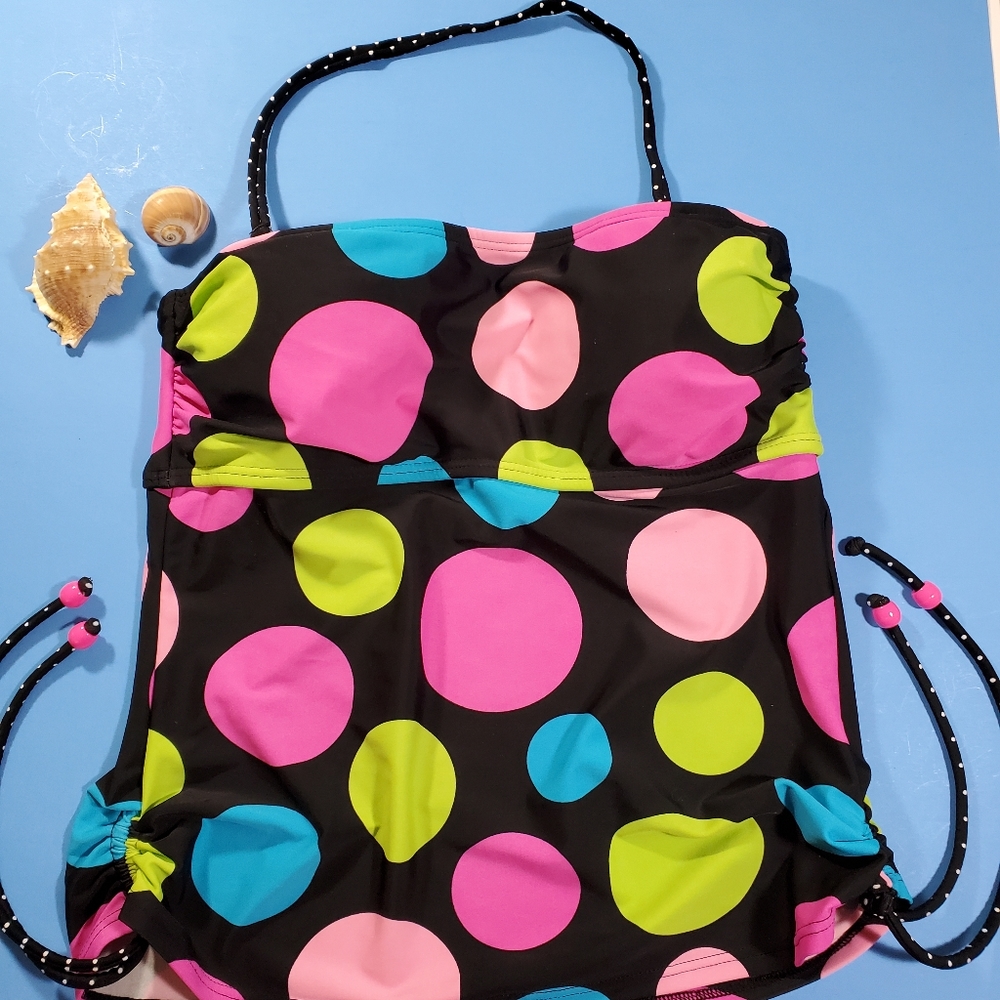 SOLDe MALIBU Swimsuit Size L Halter 'TOP only' - Picture 6 of 8